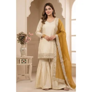PID-66487-Women-s-Silk-Embroidered-3-4th-Sleeve-Round-Kurti-With-Palazzo-and-Dupatta-Set-Cream-1-1000x1000-1.webp Generic Women's Silk Embroidered 3/4th Sleeve V-Neck Kurti With Sharara Pant and Dupatta Set (Cream & Yellow)