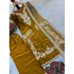 PID-66492-Women-s-Silk-Embroidered-3-4th-Sleeve-Round-Kurti-With-Palazzo-and-Dupatta-Set-Gold-2-1000x1000-1.webp Generic Women's Silk Embroidered 3/4th Sleeve Round Kurti With Palazzo Pant and Dupatta Set (Gold)