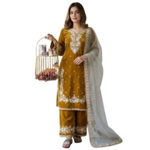 PID-66492-Women-s-Silk-Embroidered-3-4th-Sleeve-Round-Kurti-With-Palazzo-and-Dupatta-Set-Gold-5-1000x1000-1.webp Generic Women's Silk Embroidered 3/4th Sleeve Round Kurti With Palazzo Pant and Dupatta Set (Gold)