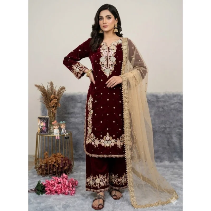 PID-66493-Women-s-Silk-Embroidered-3-4th-Sleeve-Round-Kurti-With-Palazzo-and-Dupatta-Set-Maroon-1-1000x1000-1.webp Generic Women's Silk Embroidered 3/4th Sleeve Round Kurti With Palazzo Pant and Dupatta Set (Maroon)