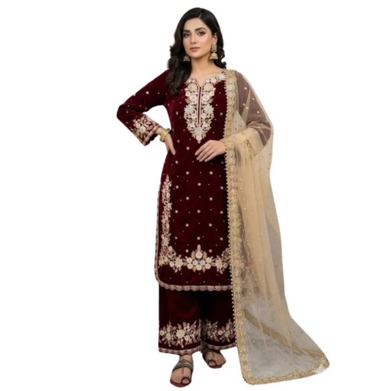 PID-66493-Women-s-Silk-Embroidered-3-4th-Sleeve-Round-Kurti-With-Palazzo-and-Dupatta-Set-Maroon-5-1000x1000-1.webp Generic Women's Silk Embroidered 3/4th Sleeve Round Kurti With Palazzo Pant and Dupatta Set (Maroon)