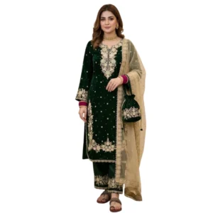 PID-66494-Women-s-Silk-Embroidered-3-4th-Sleeve-Round-Kurti-With-Palazzo-and-Dupatta-Set-Dark-Gree-1000x1000-2.webp Generic Women's Silk Embroidered 3/4th Sleeve Round Kurti With Palazzo Pant and Dupatta Set (Dark Green)