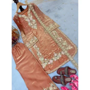 PID-66495-Women-s-Silk-Embroidered-3-4th-Sleeve-Round-Kurti-With-Palazzo-and-Dupatta-Set-Orange-2-1000x1000-1.webp Generic Women's Silk Embroidered 3/4th Sleeve Round Kurti With Palazzo Pant and Dupatta Set (Orange)