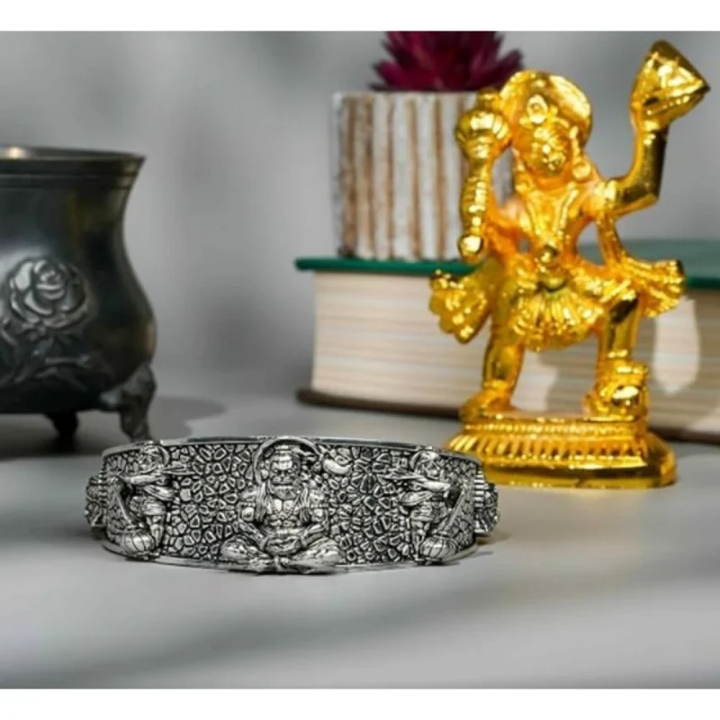PID-66811-Hanumanji-Kada-Silver-1-1000x1000-1.webp Generic Pack of 2 Hanumanji Kada (Silver)