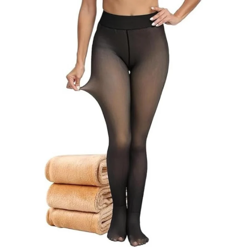Generic Winter Warm Leggings (Black)