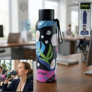 PexpoWaterBottle-WOSKU-01.jpg Stainless Steel Water Bottle – Leakproof & Portable for Daily Hydration