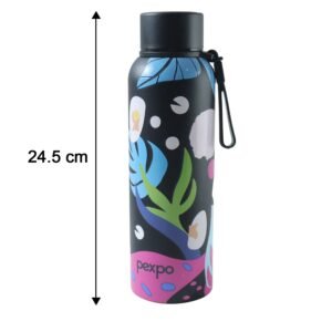 PexpoWaterBottle-size.jpg Stainless Steel Water Bottle – Leakproof & Portable for Daily Hydration