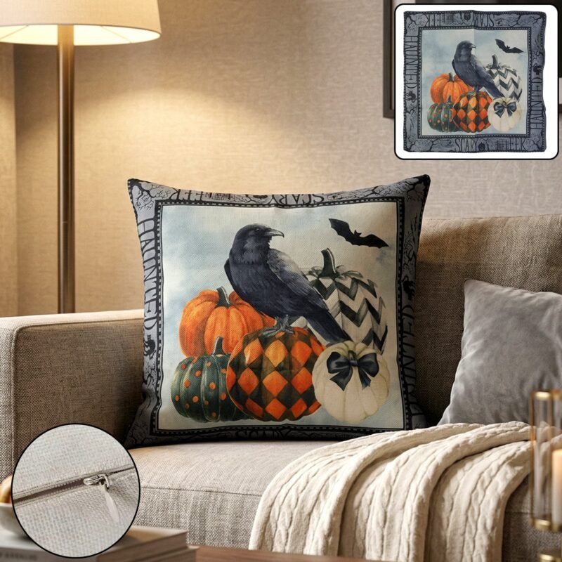 Pillow-Covers-01.jpg Decorative Cushion Cover � Stylish Zipper Closure for Home Decor