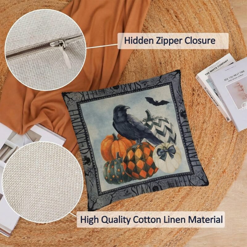 Pillow-Covers-03.jpg Decorative Cushion Cover � Stylish Zipper Closure for Home Decor