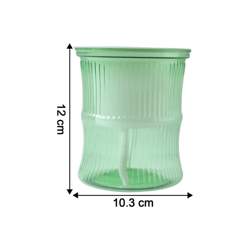 Self-Watering Bamboo Style Plastic Flower Pot � Easy Indoor Plant Care