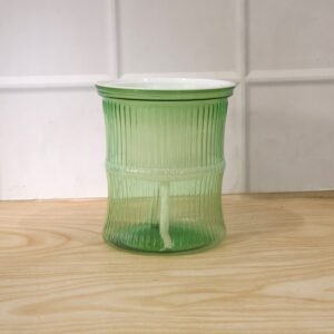 Self-Watering Bamboo Style Plastic Flower Pot � Easy Indoor Plant Care