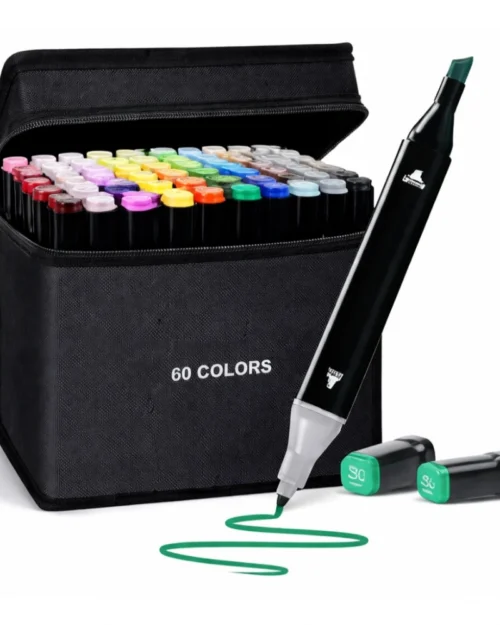 Plastic-60-Pcs-Colors-Art-Markers-Sketch-1-1000x1000-1.webp Generic Plastic 60Pcs Colors Art Markers Sketch Pen Dual Tip Artist Art Marker (Multicolor )