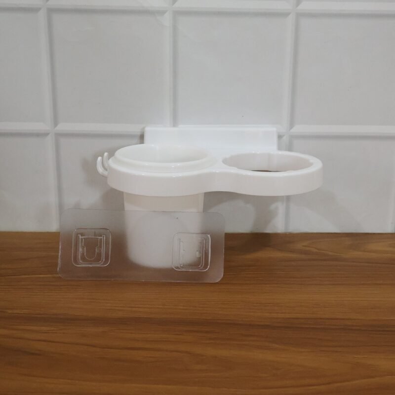 Wall Mounted Toothbrush Holder Set � Space-Saving Bathroom Organizer