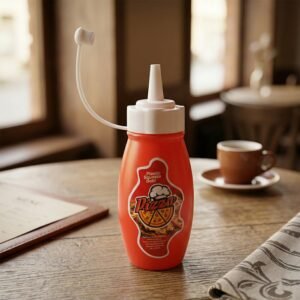 PlasticSauceBottle-02.jpg Small Plastic Squeeze Sauce Bottle � Easy dispensing for condiments