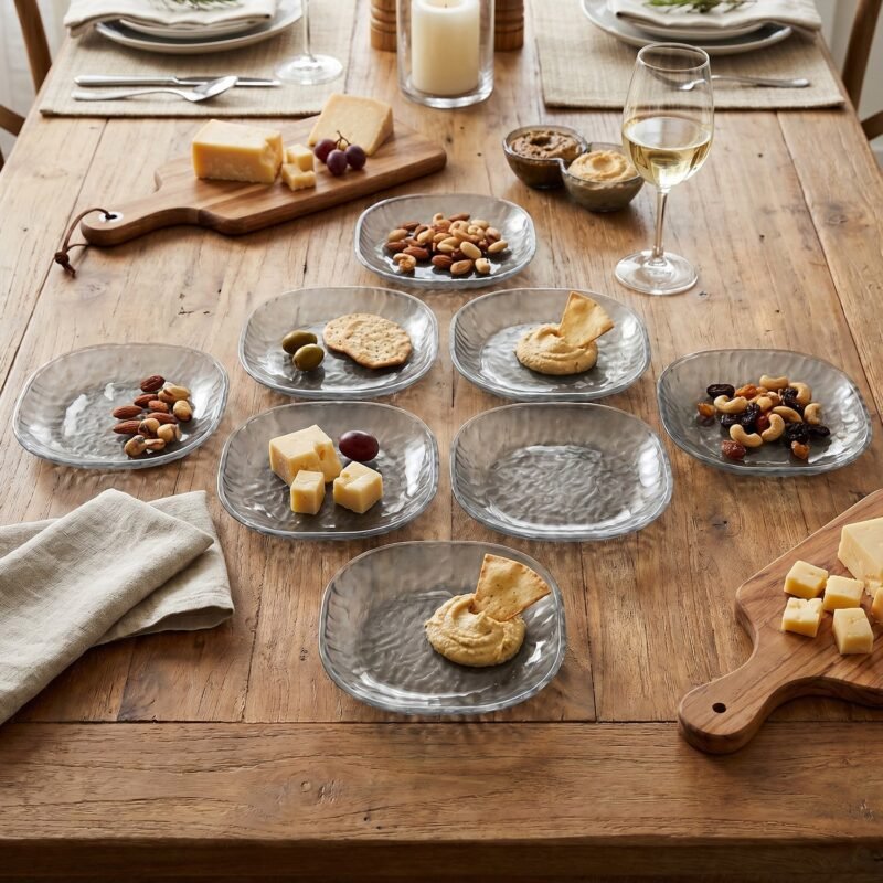 9 in 1 Snack Serving Plates � Multipurpose Organizer for Parties