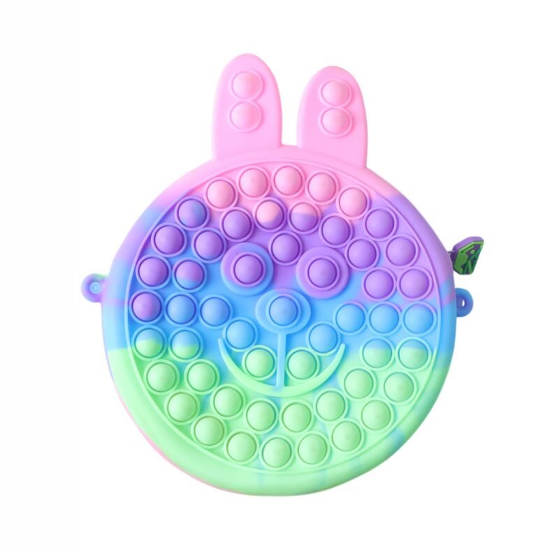 Cute Caterpillar Shape Pop It Pencil Pouch – Colorful & Stress-Relief