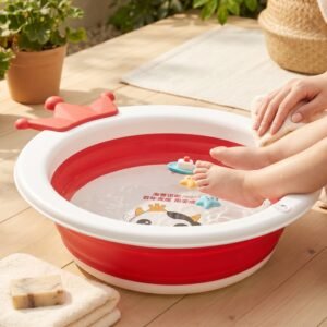 Foldable Baby Bathtub � Non-Slip, Portable & Safe for Infants