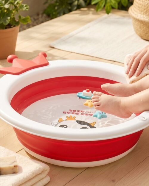 Foldable Baby Bathtub � Non-Slip, Portable & Safe for Infants
