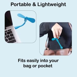PoweredMiniFan-3.jpg Portable USB Mini Fan – Compact & Adjustable for Personal Cooling