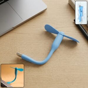PoweredMiniFan-WOSKU-01.jpg Portable USB Mini Fan – Compact & Adjustable for Personal Cooling