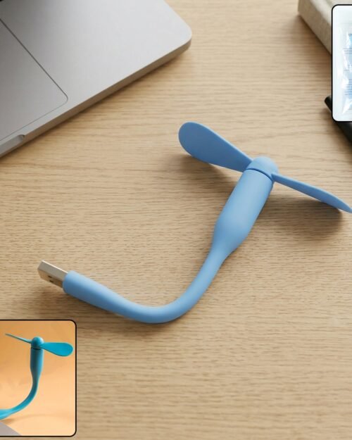 PoweredMiniFan-WOSKU-01.jpg Portable USB Mini Fan – Compact & Adjustable for Personal Cooling