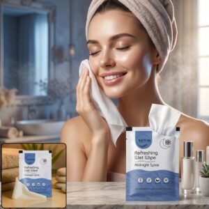RefreshingWetWipe02-01.jpg Wet Wipes � Gentle Cleansing for Face, Body & Hands (1 Pc)