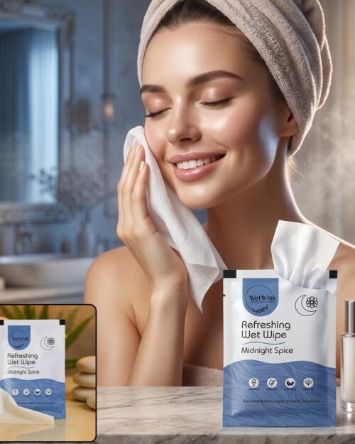 Wet Wipes � Gentle Cleansing for Face, Body & Hands (1 Pc)