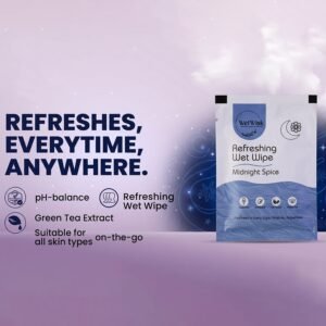 RefreshingWetWipe02-02.jpg Wet Wipes � Gentle Cleansing for Face, Body & Hands (1 Pc)