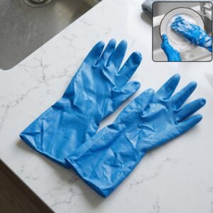 ReusableRubberGloves-01.jpg Waterproof Rubber Cleaning Gloves � Reusable & Durable for Household Tasks