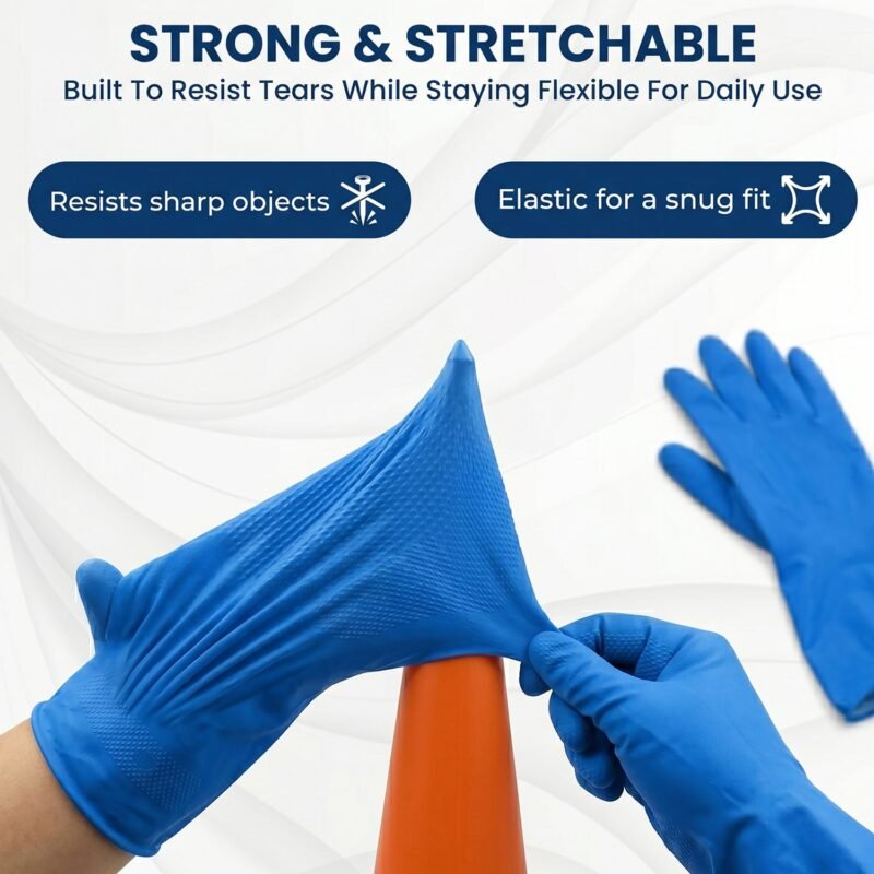 ReusableRubberGloves-05.jpg Waterproof Rubber Cleaning Gloves � Reusable & Durable for Household Tasks