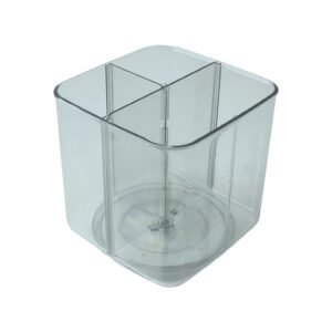 Desk Organizer � 360� Rotating Acrylic Pen Stand for Workspace