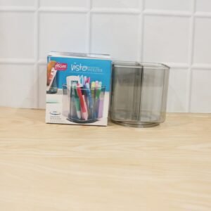 Desk Organizer � 360� Rotating Acrylic Pen Stand for Workspace