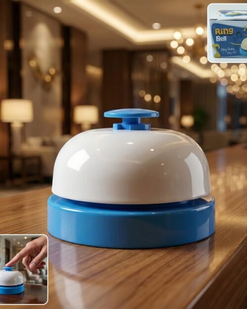 Desk Ring Bell – Loud Sound & Compact Design for Offices
