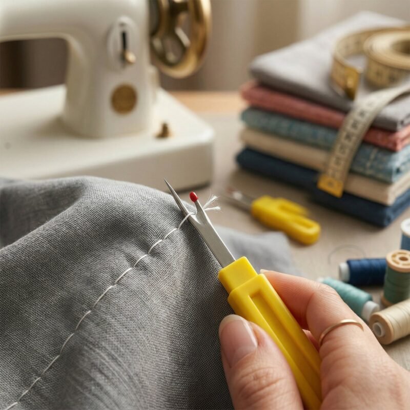 Precision Sewing Thread Remover – Accurate Stitch Cutting Tool