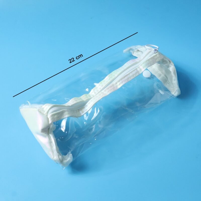 Round-Transparent-Pouch-02.jpg Transparent PVC Pencil Case � Stylish & Durable Stationery Organizer