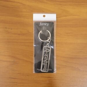 SHreeKrishnakeychain-live.jpg Spiritual Metal Jay Shri Krishna Keychain – Durable Engraved Design