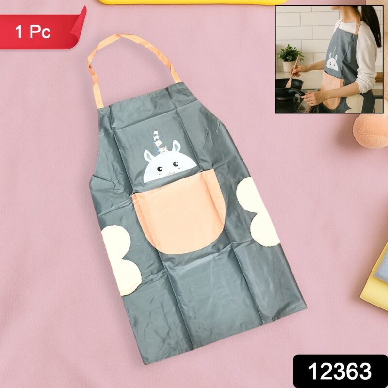 SKU_1261f31e-e07b-4842-a6e9-7563b4da4ac6.jpg Cartoon Animal Kitchen Apron – Durable with Front Pocket