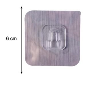 SelfAdhesiveWallHookHolder-size.jpg Heavy Duty Self Adhesive Wall Hook � Space-Saving & Multipurpose