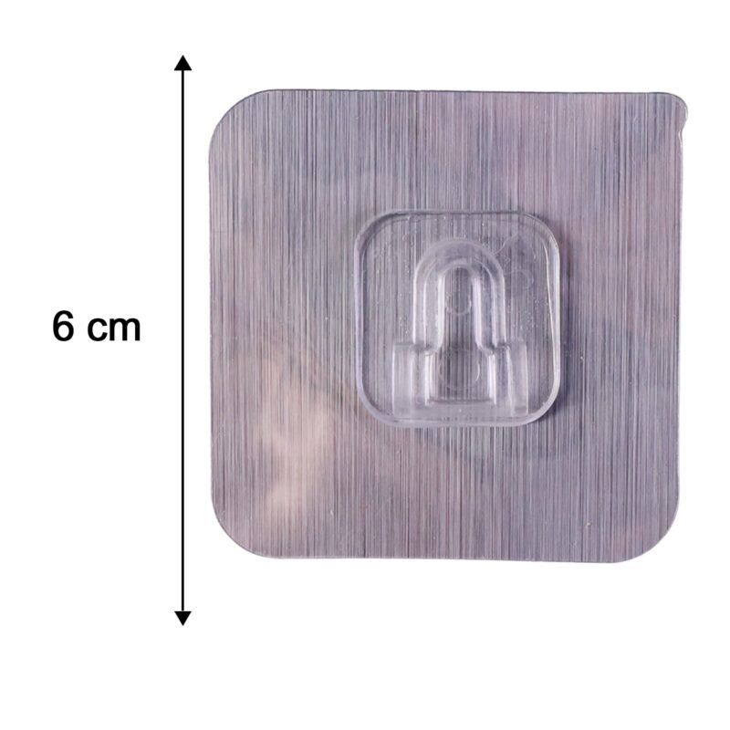 SelfAdhesiveWallHookHolder-size.jpg Heavy Duty Self Adhesive Wall Hook � Space-Saving & Multipurpose