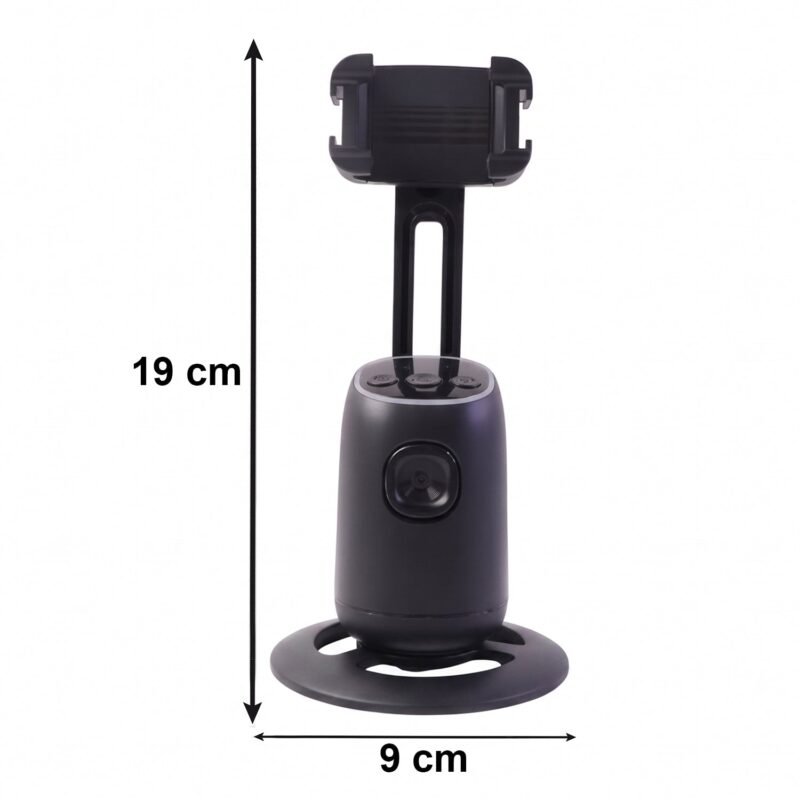 Selfie-Gimbal-6.jpg AI Face Tracking Mobile Holder � Hands-Free 360� Video Streaming