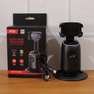 Selfie-Gimbal-8.jpg AI Face Tracking Mobile Holder � Hands-Free 360� Video Streaming
