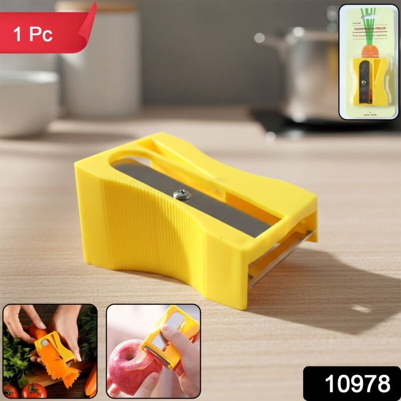 Sharpener_peeler-WSKU-1.jpg Multipurpose Vegetable Sharpen & Peeler � Compact Kitchen Tool