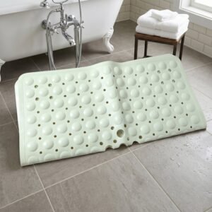 Anti-Slip Bath Mat � Secure Suction Cups for Bathroom Safety