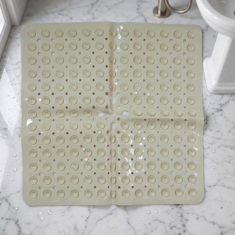 Anti-Slip Bath Mat � Secure Suction Cups for Bathroom Safety
