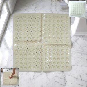 Anti-Slip Bath Mat � Secure Suction Cups for Bathroom Safety
