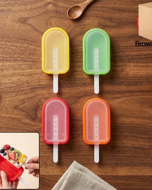 Silicone Popsicle Mold Set – Reusable & Easy Release for Healthy Snacks