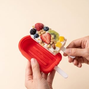 Silicone Popsicle Mold Set – Reusable & Easy Release for Healthy Snacks