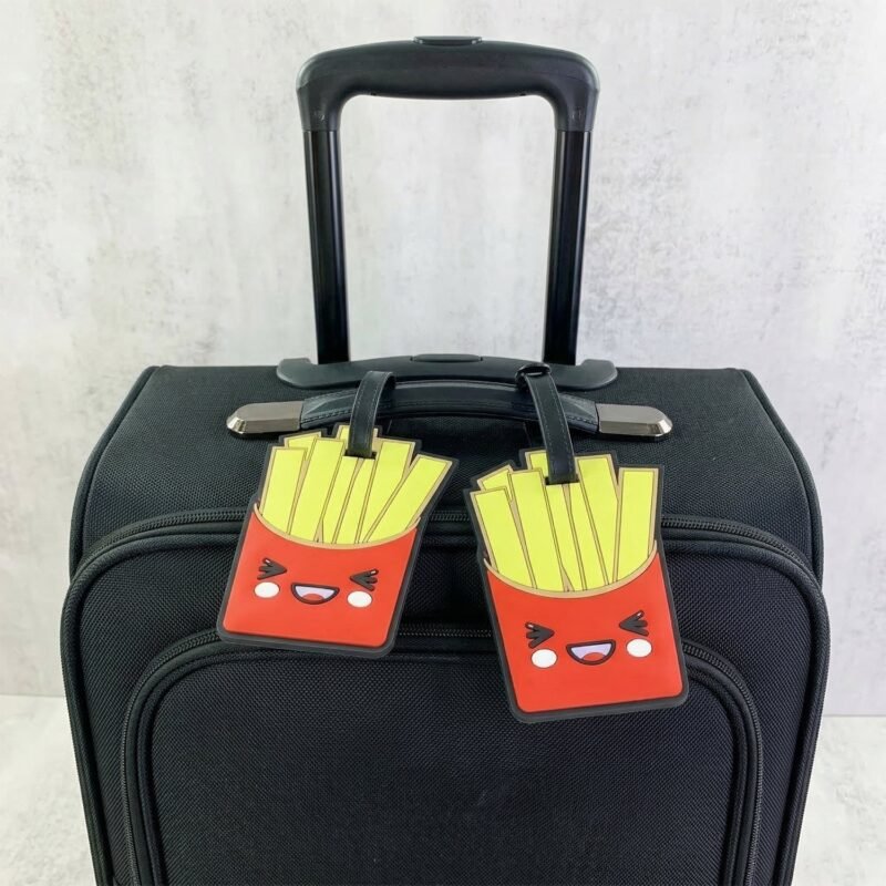 SiliconeLuggageTag-03.jpg French Fries Luggage Tag – Eye-catching Travel ID Tag for Easy Recognition
