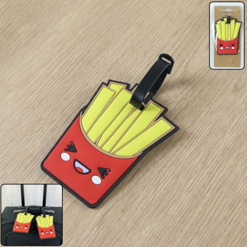 SiliconeLuggageTag-WOSKU-01.jpg French Fries Luggage Tag – Eye-catching Travel ID Tag for Easy Recognition