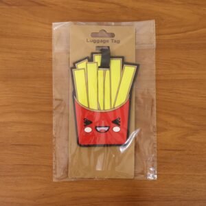 French Fries Luggage Tag – Eye-catching Travel ID Tag for Easy Recognition